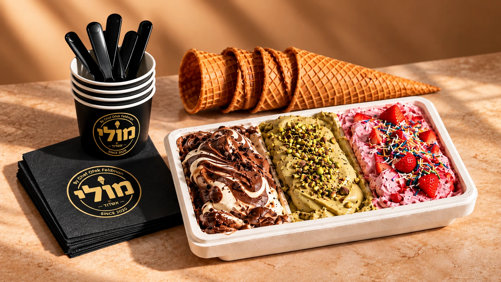 גְּלִידָה🍦 גלידריית מולי אשדוד