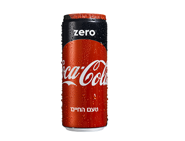 פחית קוקה קולה זירו — צילום מעמוד המקור