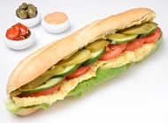 כריך חביתת גבינה כריך חביתת גבינה ברנרד ראשון לציון