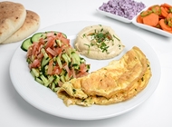 חביתה בפיתה חביתה בפיתה באגט ניר ראשון לציון