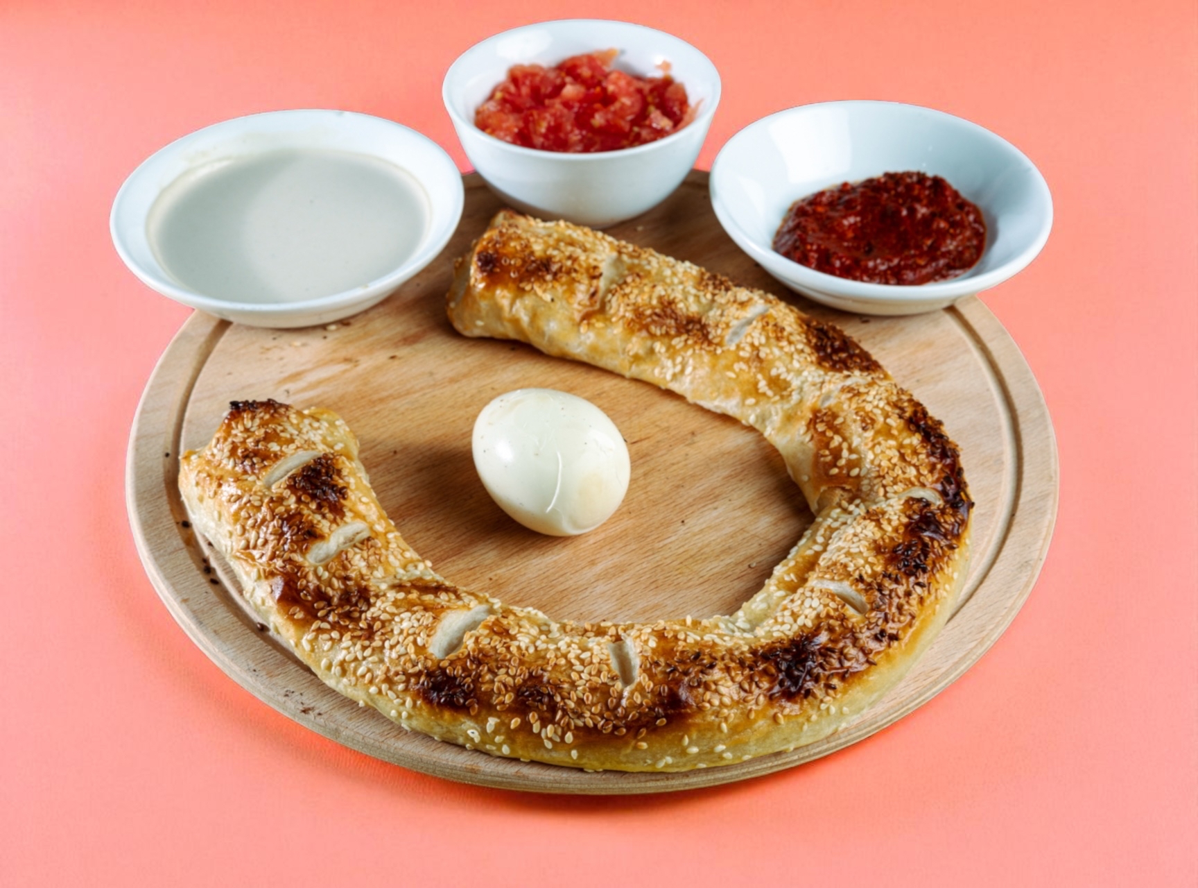 זיווה צהובה בולגרית, מוגש עם רסק עגבניות.
*תוספת ביצה קשה - 3 ₪.