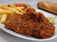 שניצל אמריקאי במגשית שניצל אמריקאי במגשית שניצלס רעננה
