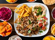 שווארמה פרגית במגשית מלך השווארמה ראשון לציון