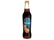 בקבוק זכוכית בירה שחורה מאלטי בקבוק זכוכית בירה שחורה מאלטי פלאפל ג'ינה שוקן תל אביב
