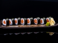 Salmon Maki Salmon Maki Sushi Bar Bazel Frishman