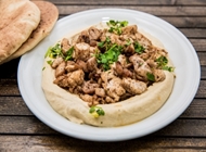 חומוס עם עוף חומוס עם עוף חאלד עדווי טבעון