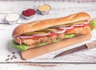 שניצל שומשום בבגט גדול שניצל שומשום בבגט גדול שניצליין באר שבע