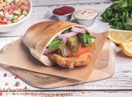 שניצליין קלאסי בפיתה שניצליין קלאסי בפיתה שניצליין באר שבע