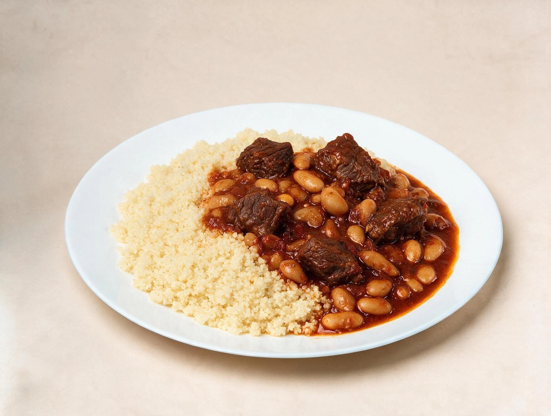 קוסקוס שעועית ובשר (טבחה) הקוסקוס של חן נתניה