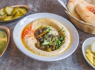 חומוס פטריות חומוס פטריות מדאמס חומוס גבעת שמואל