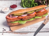 שניצל פסטו עשבי תיבול בבאגט שניצל פסטו עשבי תיבול בבאגט רוסטר רעננה