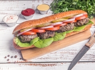 קבב אנגוס בבאגט קבב אנגוס בבאגט רוסטר רעננה