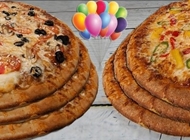 מבצע יום הולדת - 6 פיצות משפחתיות מבצע יום הולדת - 6 פיצות משפחתיות פיצה בריבוע פתח תקווה מרכז