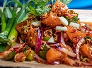 Yum Salmon Salad 🌶️ Yum Salmon Salad 🌶️ Bangkok Kitchen