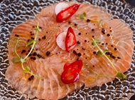 Carpaccio de saumon Carpaccio de saumon Alonzo