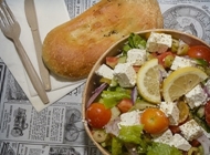 סלט יווני סלט יווני איל גוסטו אוכל איטלקי חיפה