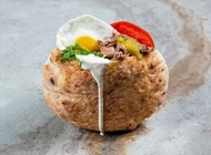 פיתה Steak & Egg פיתה Steak & Egg פיתה בסטה תל אביב