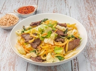 43. אטריות ביצים בקארי ירוק עם בקר (Beef) 43. אטריות ביצים בקארי ירוק עם בקר (Beef) נינג תאי פוד תל אביב יפו