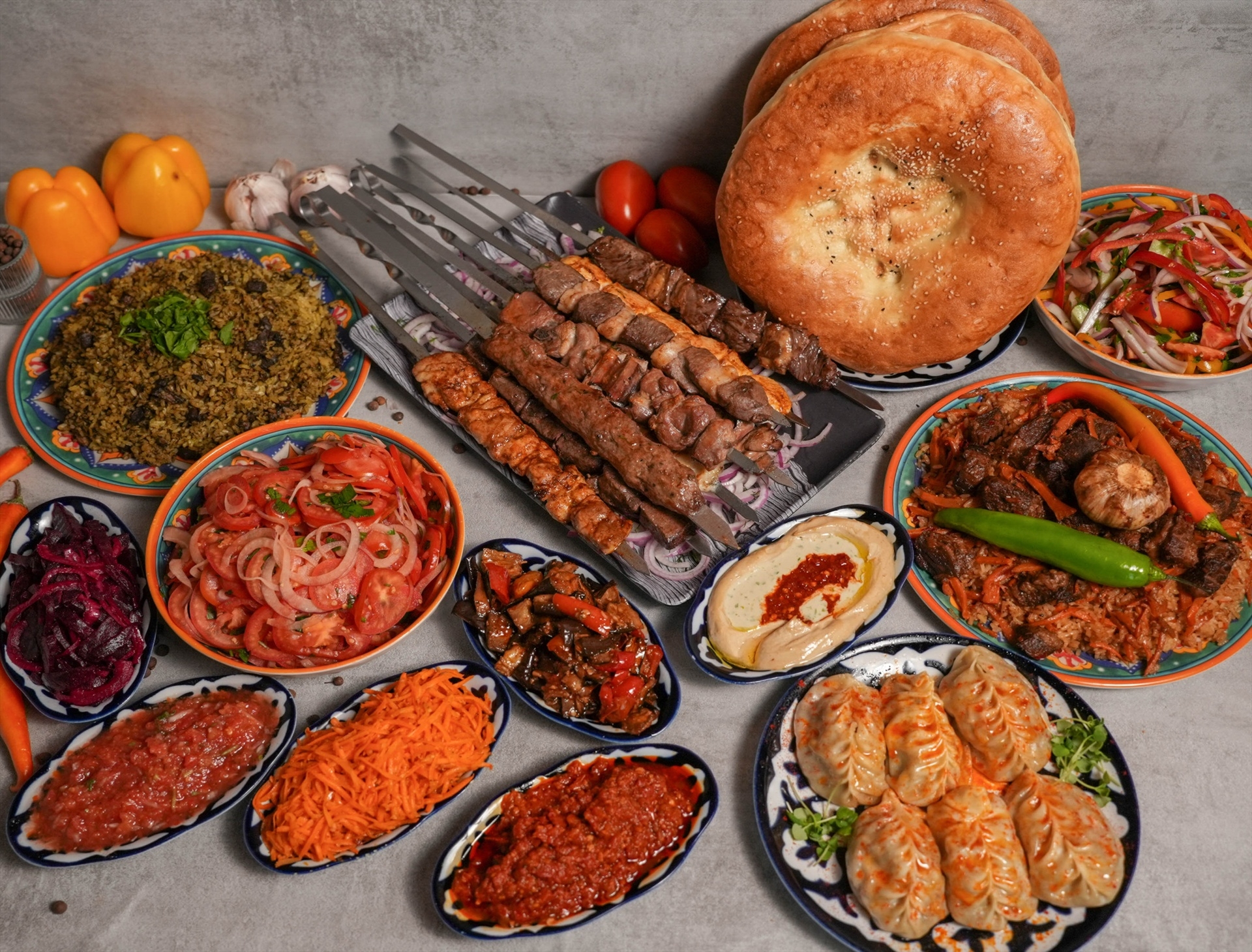 ארוחת 10 שיפודים בוכרה רחובות