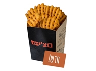 צ'יפס צ'יפס פלאפל בריבוע גבעתיים