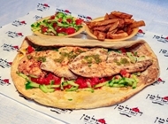 חזה עוף במרינדה בלאפה שווארמה הסולטן רמת גן