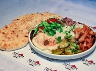 מגש סלטים שווארמה הסולטן רמת גן