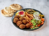 10 כדורי פלאפל שווארמה הסולטן רמת גן