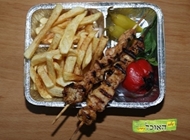 סטייק פרגיות / שיפודי פרגיות עולם האוכל חיפה