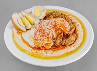 חומוס קומפלט גדול חומוס שוקה מעלות תרשיחא