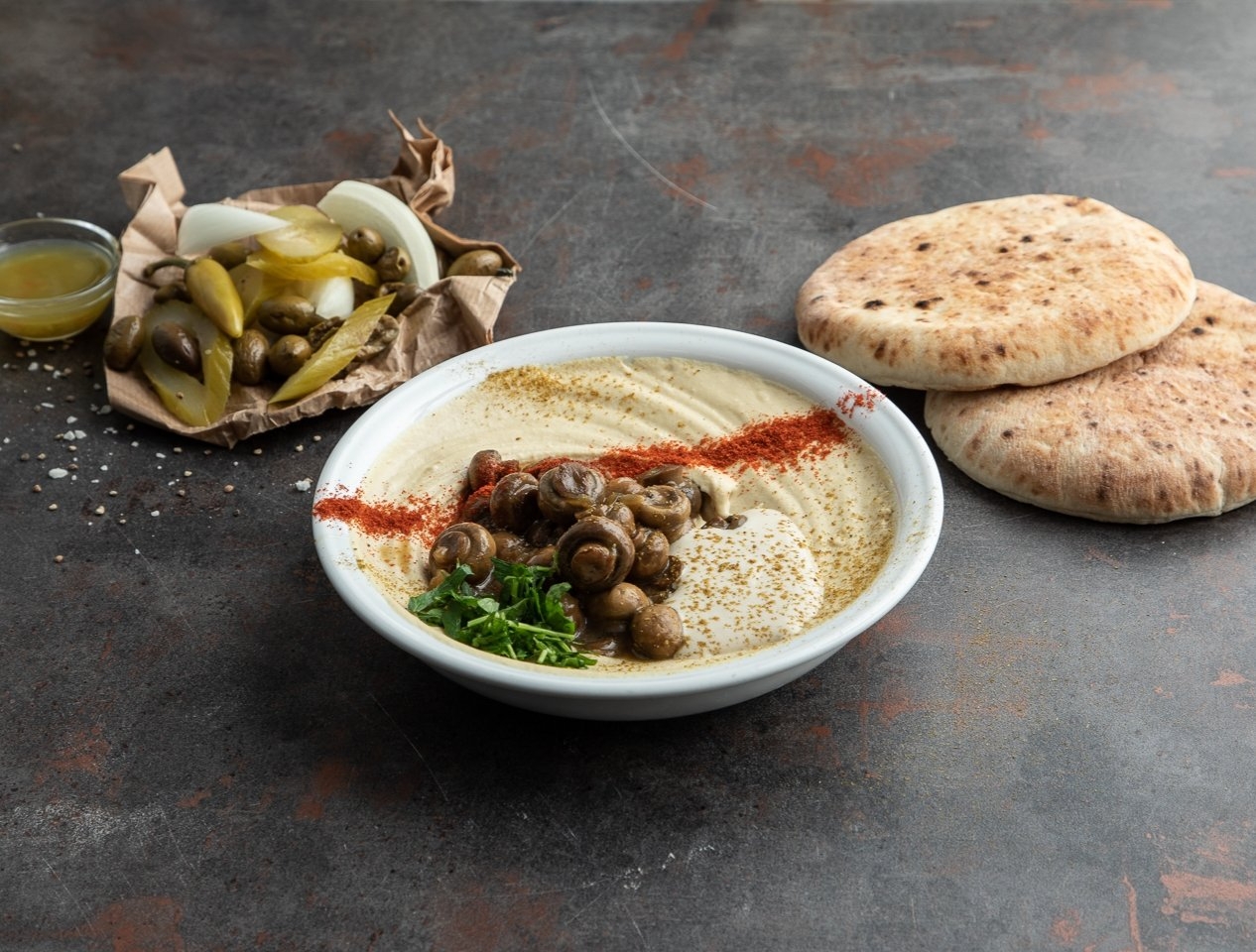 עסקית חומוס פטריות חומוס האחים רמת גן