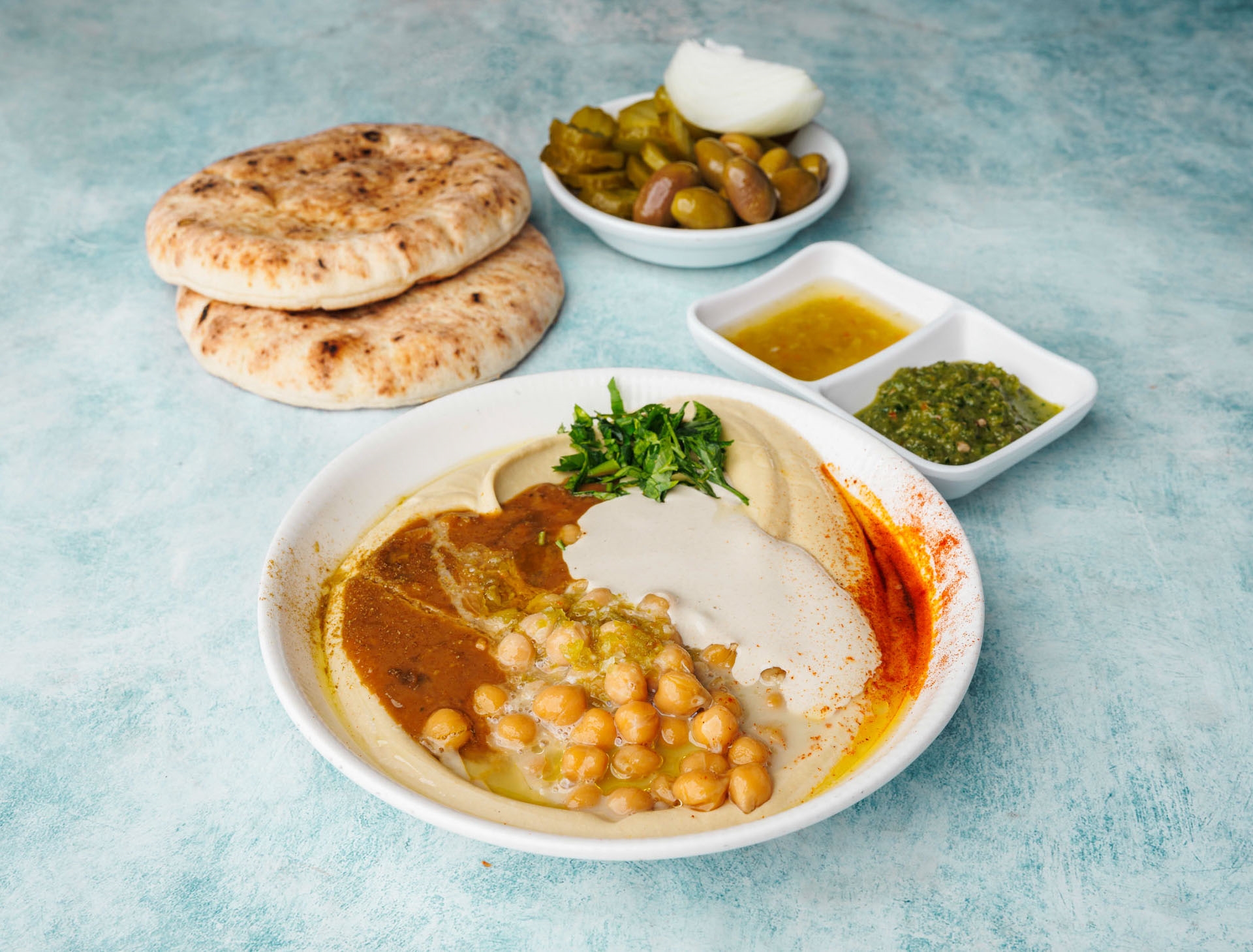 חומוס משולש החומוס של ארז ראשון לציון