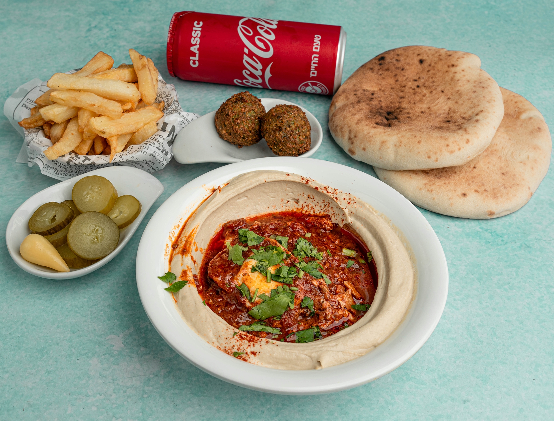 עסקית צהריים לאפלס החומוס והפלאפל פתח תקווה