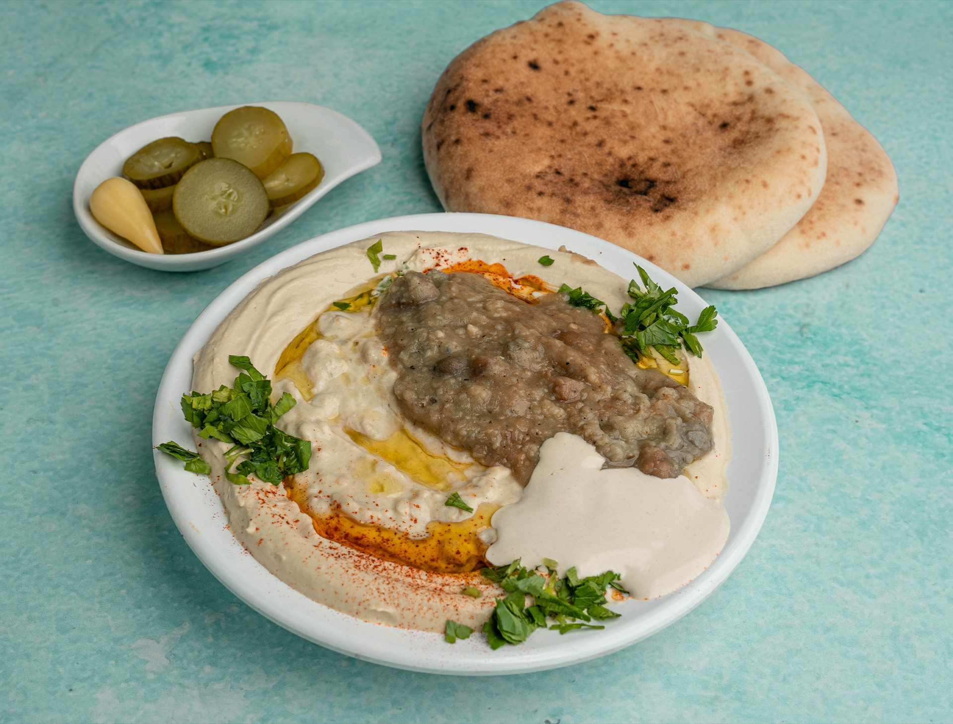 חומוס משולש לאפלס החומוס והפלאפל פתח תקווה