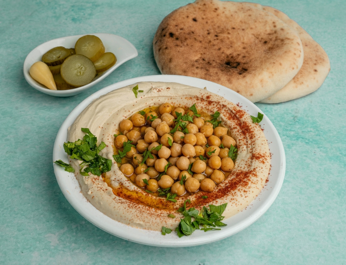 חומוס גרגירים לאפלס החומוס והפלאפל פתח תקווה