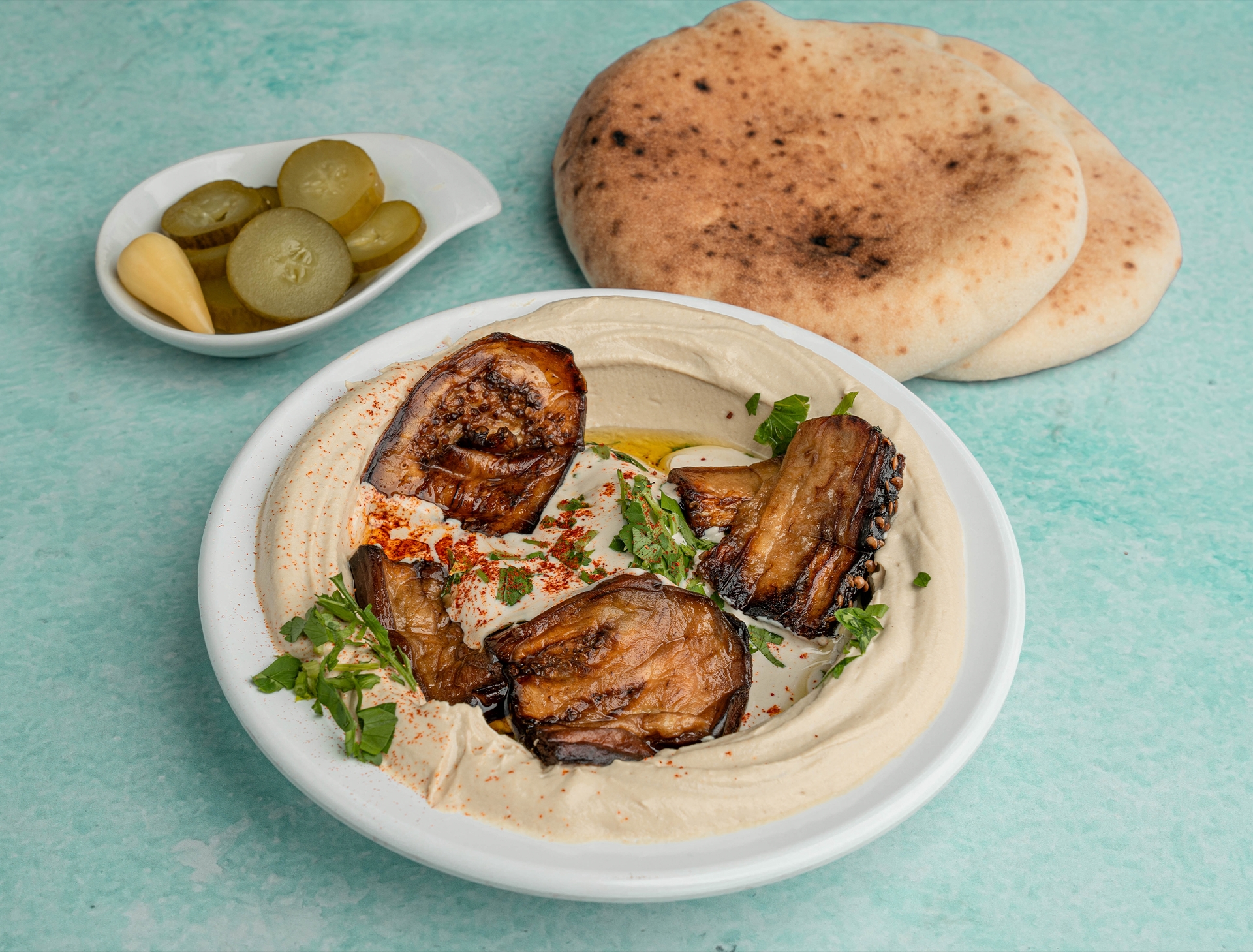 חומוס חצילים לאפלס החומוס והפלאפל פתח תקווה