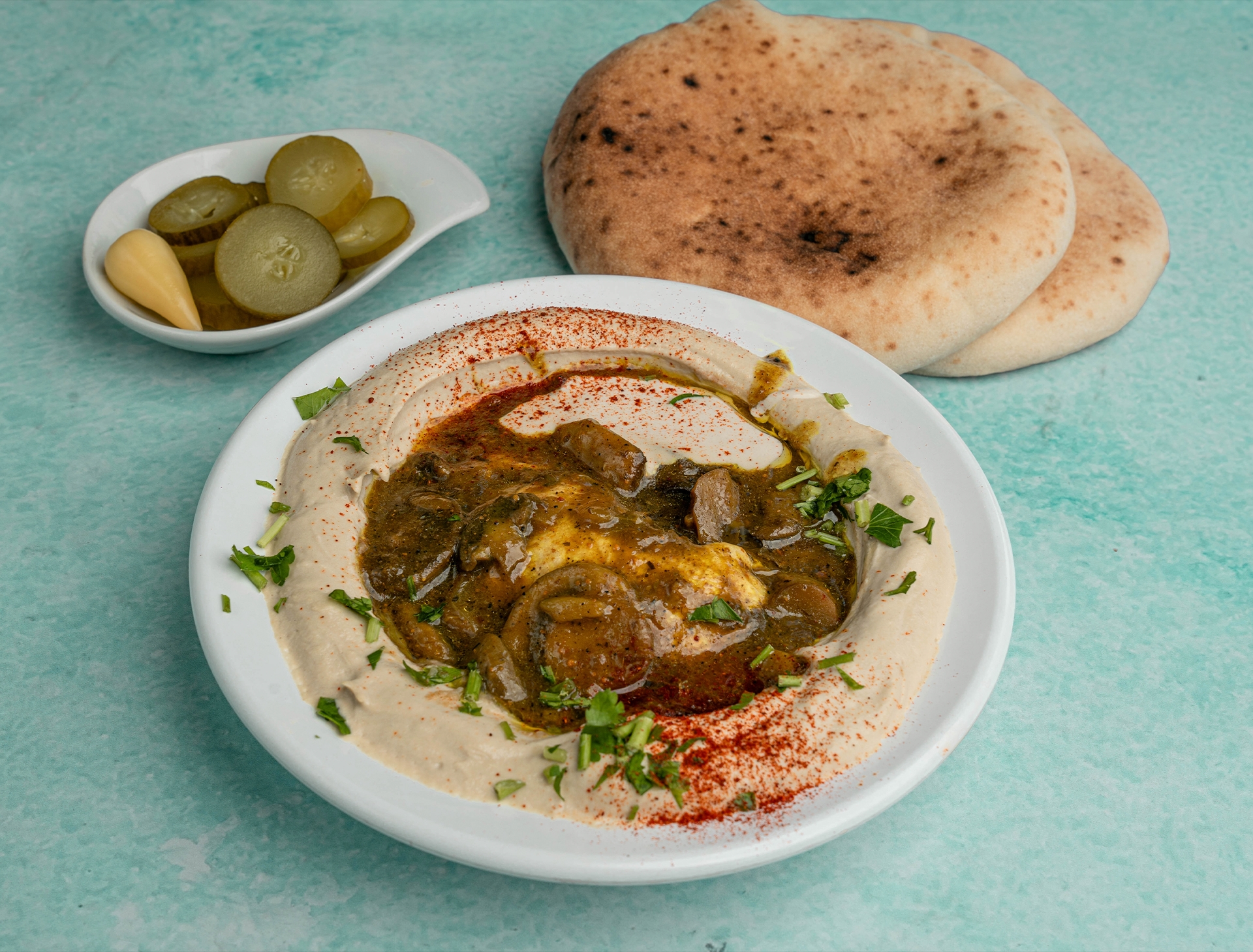 חומוס פטריות לאפלס החומוס והפלאפל פתח תקווה