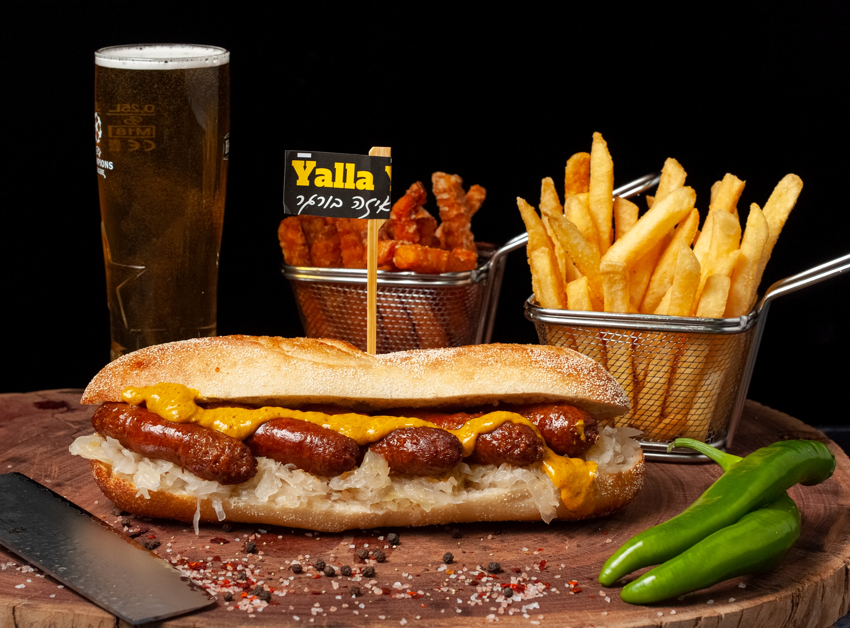 עסקית ג'בטה איטלקית Yalla Yalla Burger