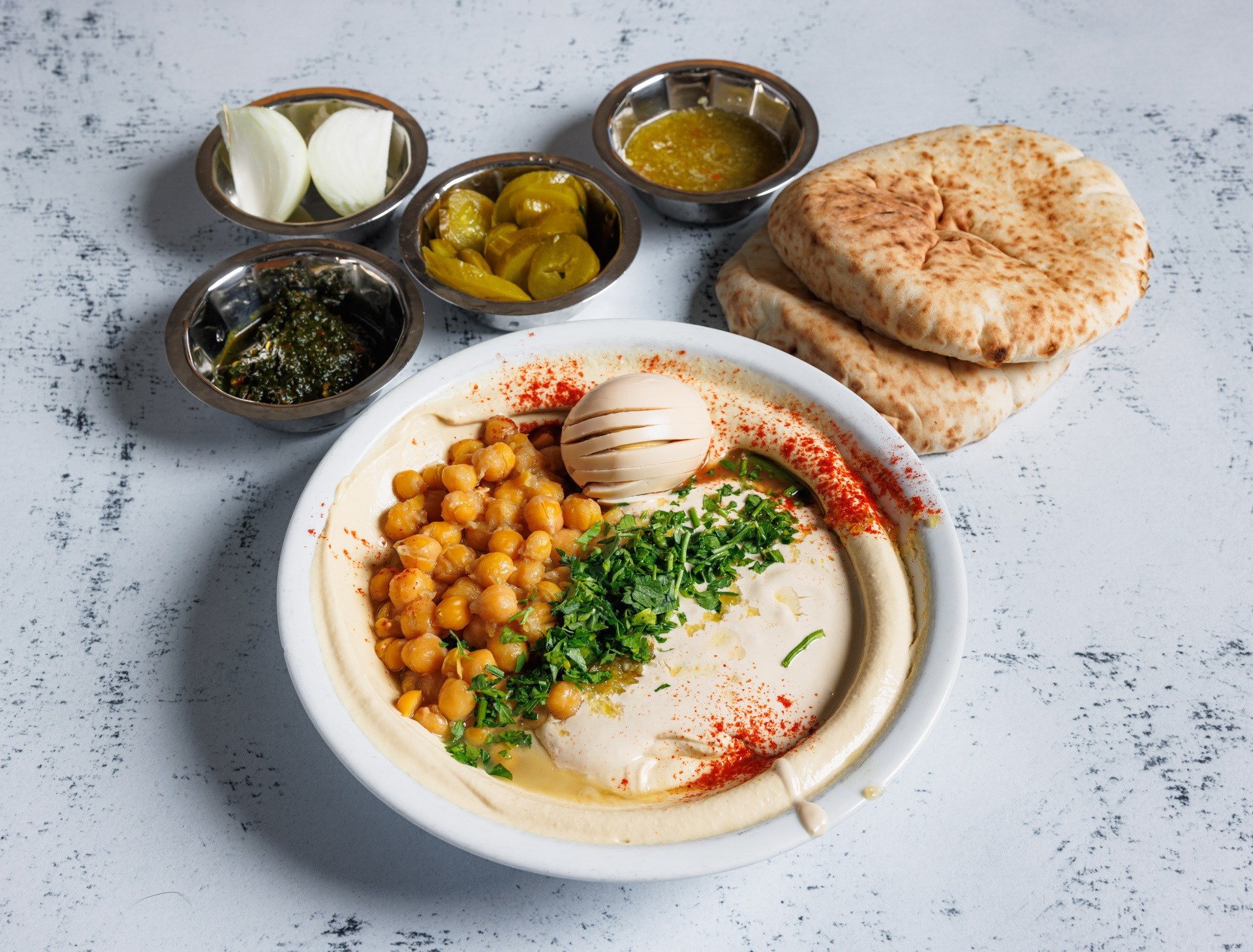 חומוס גרגירים חומוס Eבן גבירול תל אביב