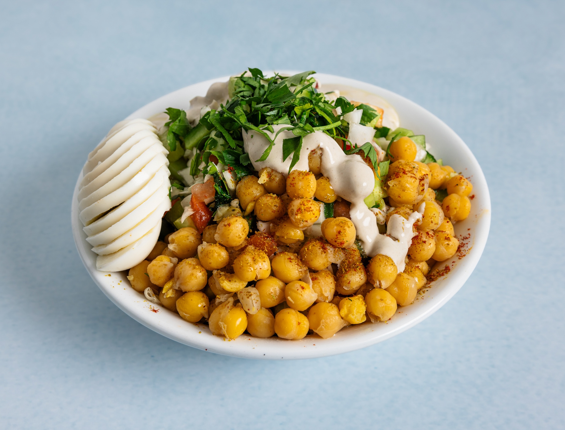 סלט המלך חומוס כורזין גבעתיים