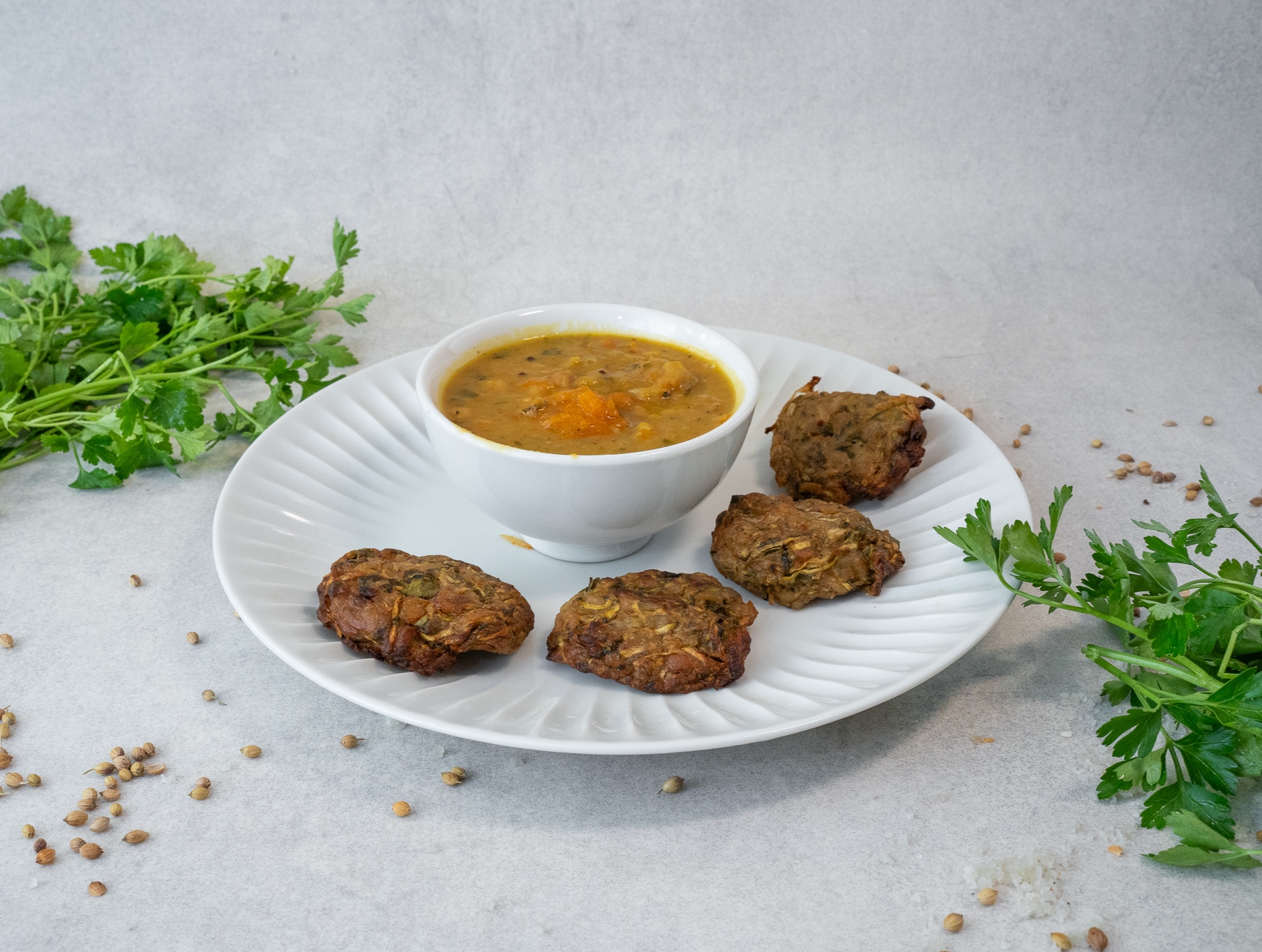 לביבות כרישה ותוספת לבחירה 🌶 משק ברזילי תל אביב