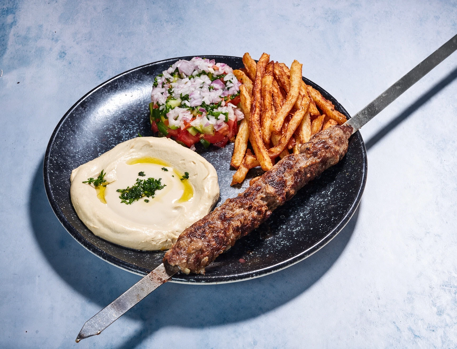 שיפוד בצלחת שיפודי ליאור קרית ביאליק