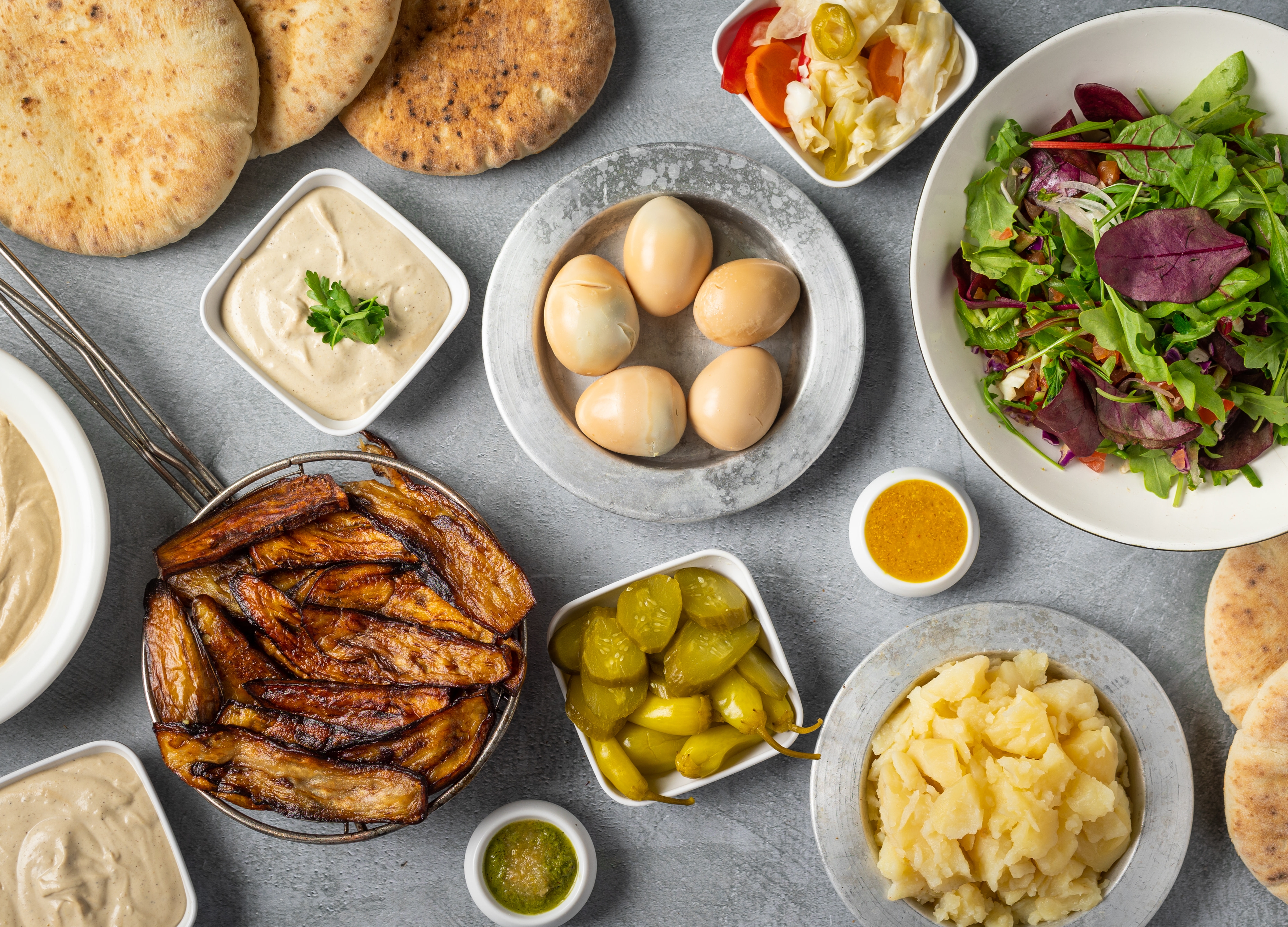 ארוחת סביח ל 10 סועדים סביח זיסמן הבורסה רמת גן