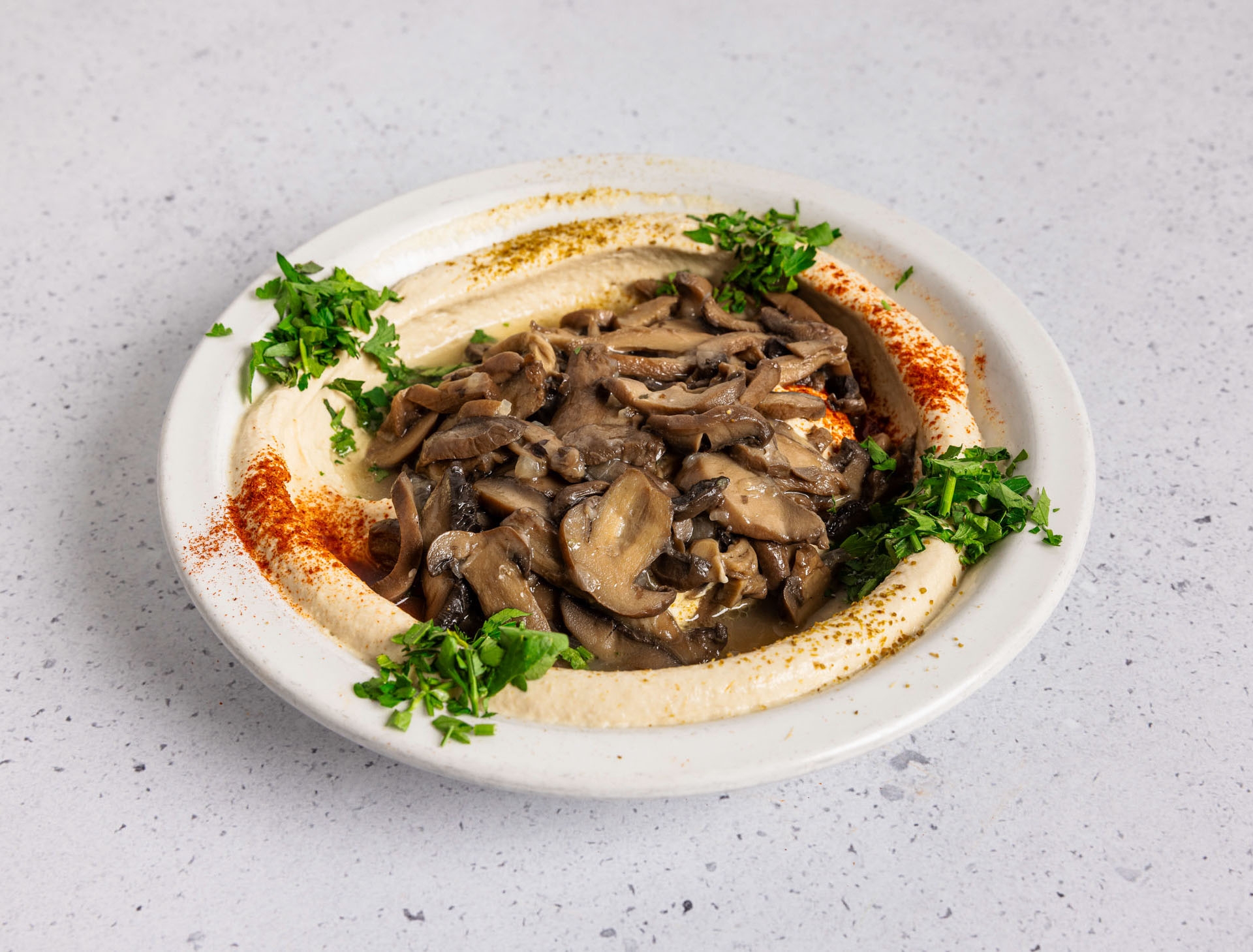 חומוס פטריות חומוס אבו חסוני חולון