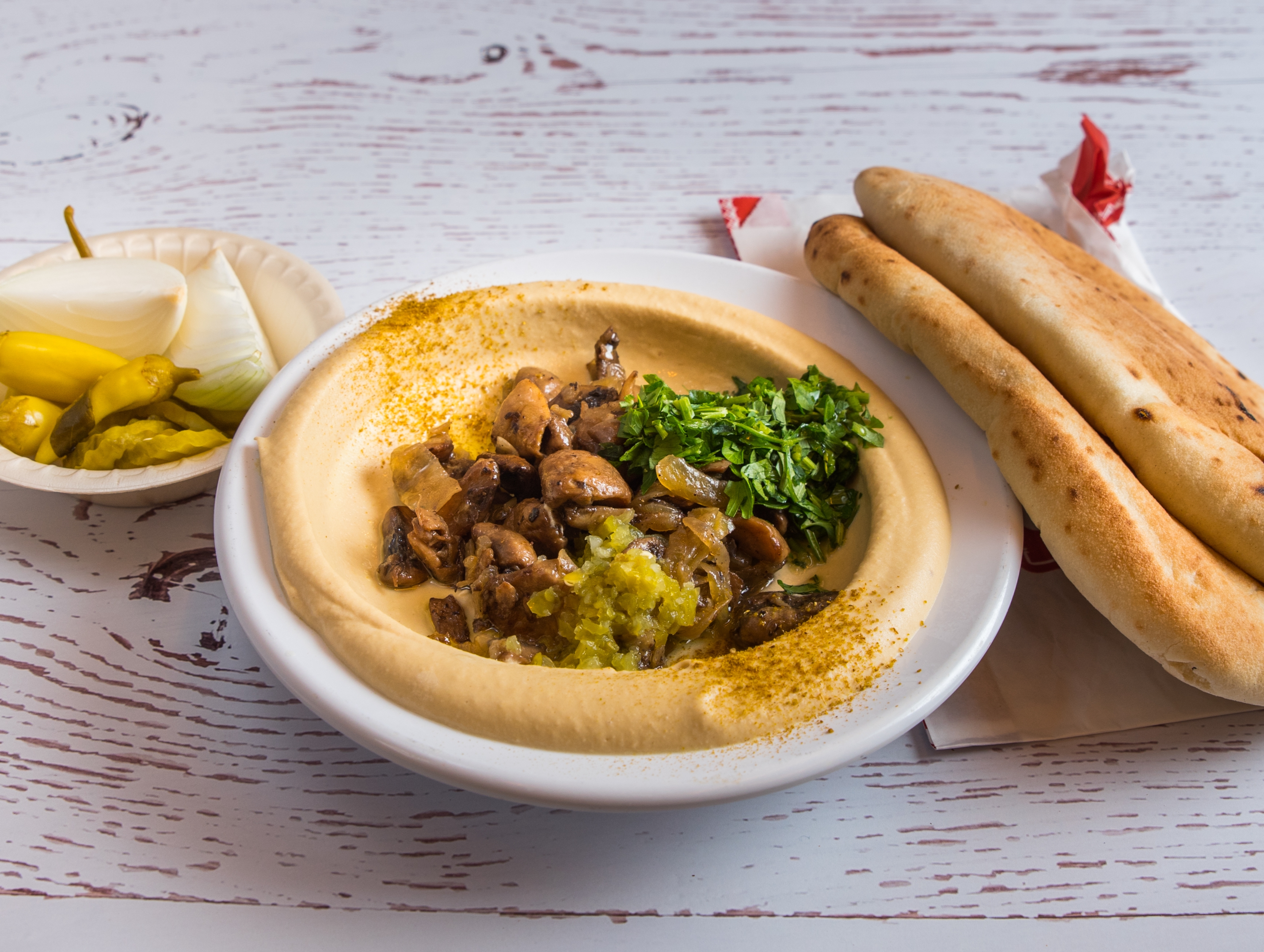חומוס פטריות חומוס יהונתן רמת גן