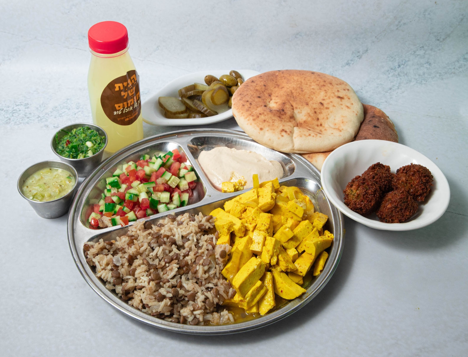 עסקית צלחת של בית הבית של חומוס הוד השרון