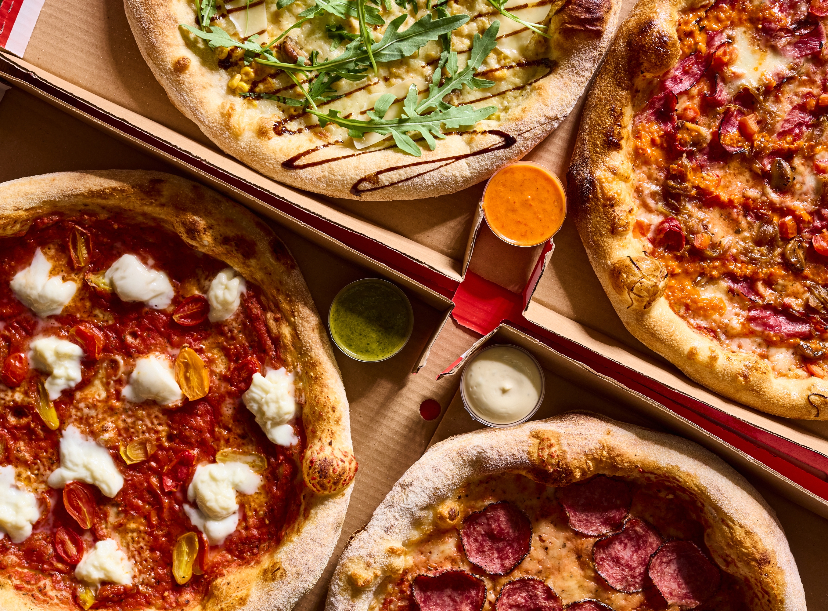 דיל משפחתי Pizza Da Pizza פיצה דה פיצה תל אביב