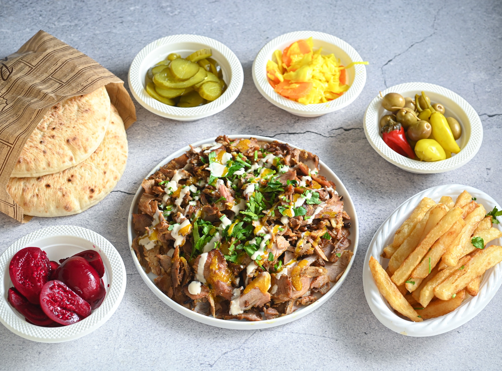 שווארמה בחמגשית בינונית שווארמה התאומים עפולה