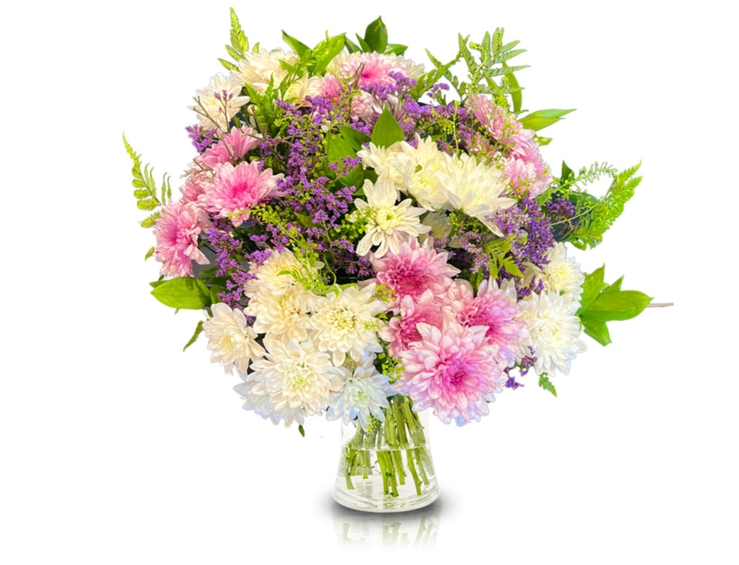 זר פרחים אביבי פלאוור פוינט Flower point בילו סנטר קרית עקרון