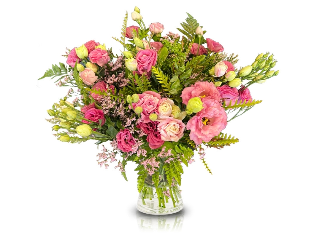 זר פרחים ליזי ורוד פלאוור פוינט Flower point בילו סנטר קרית עקרון