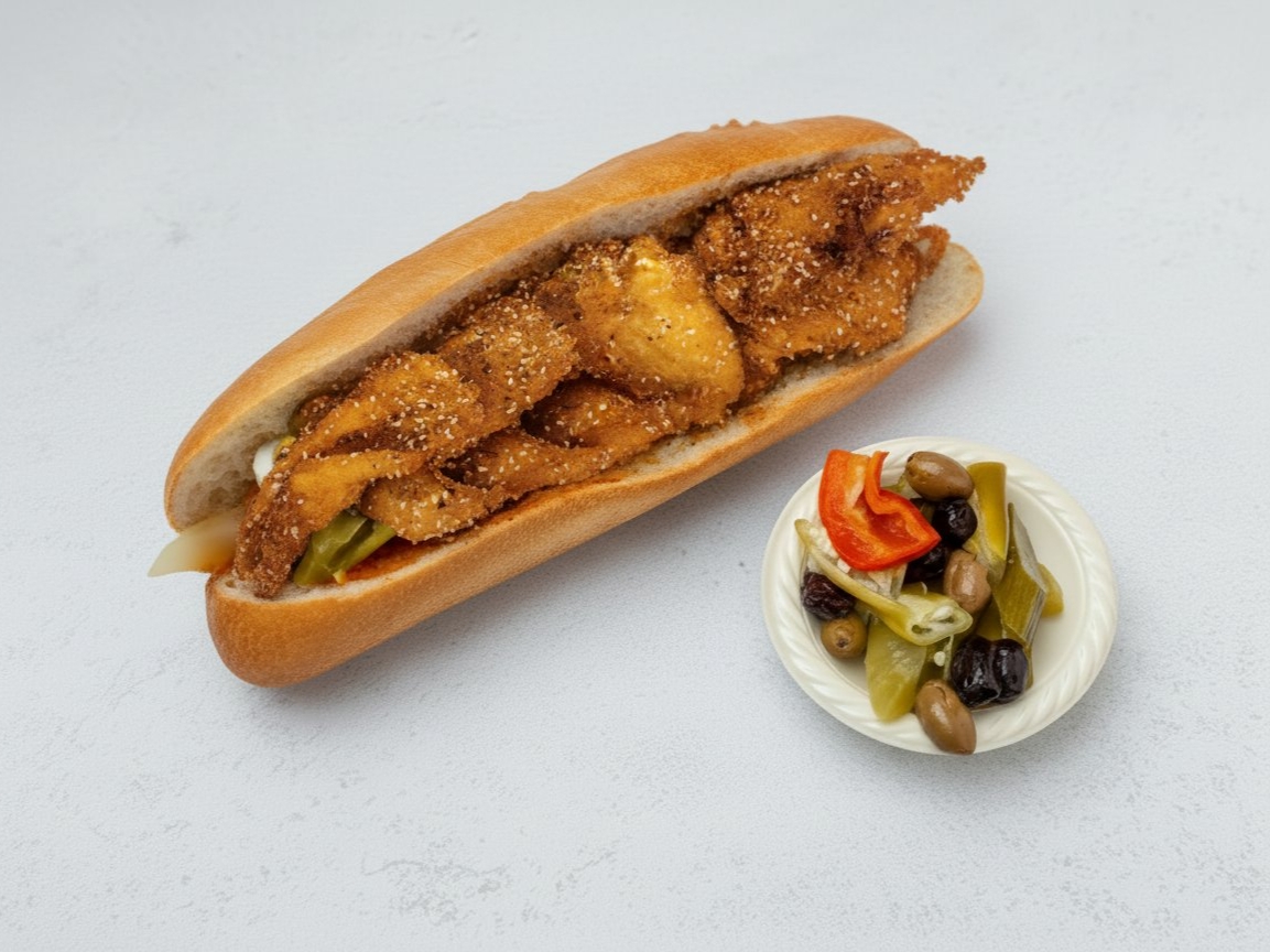 שניצל הבאגט של אורי באר שבע